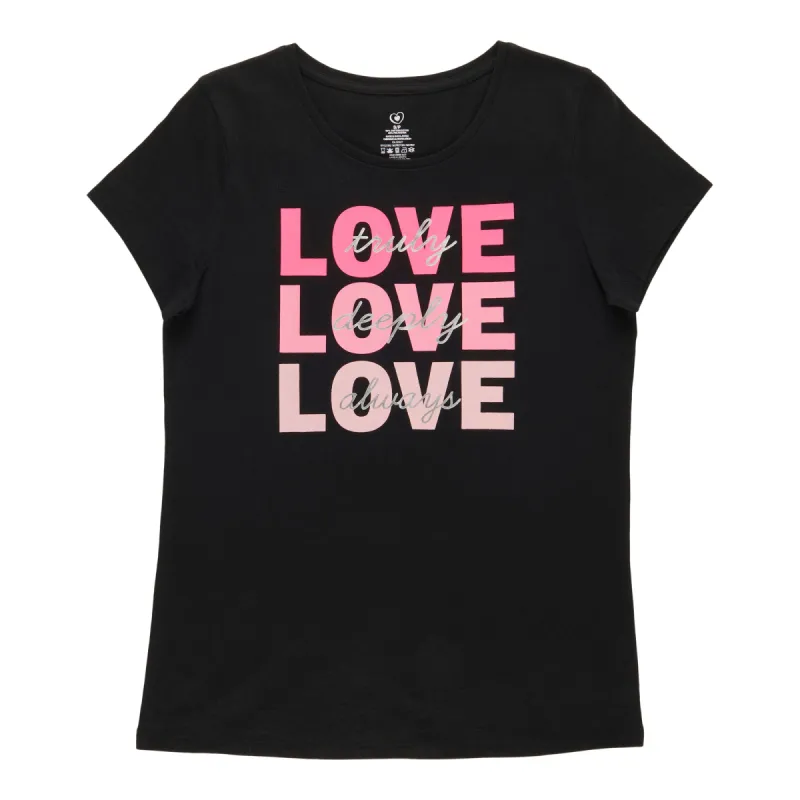 Women's Valentine's Crew Neck Tee sold by Giant Tiger