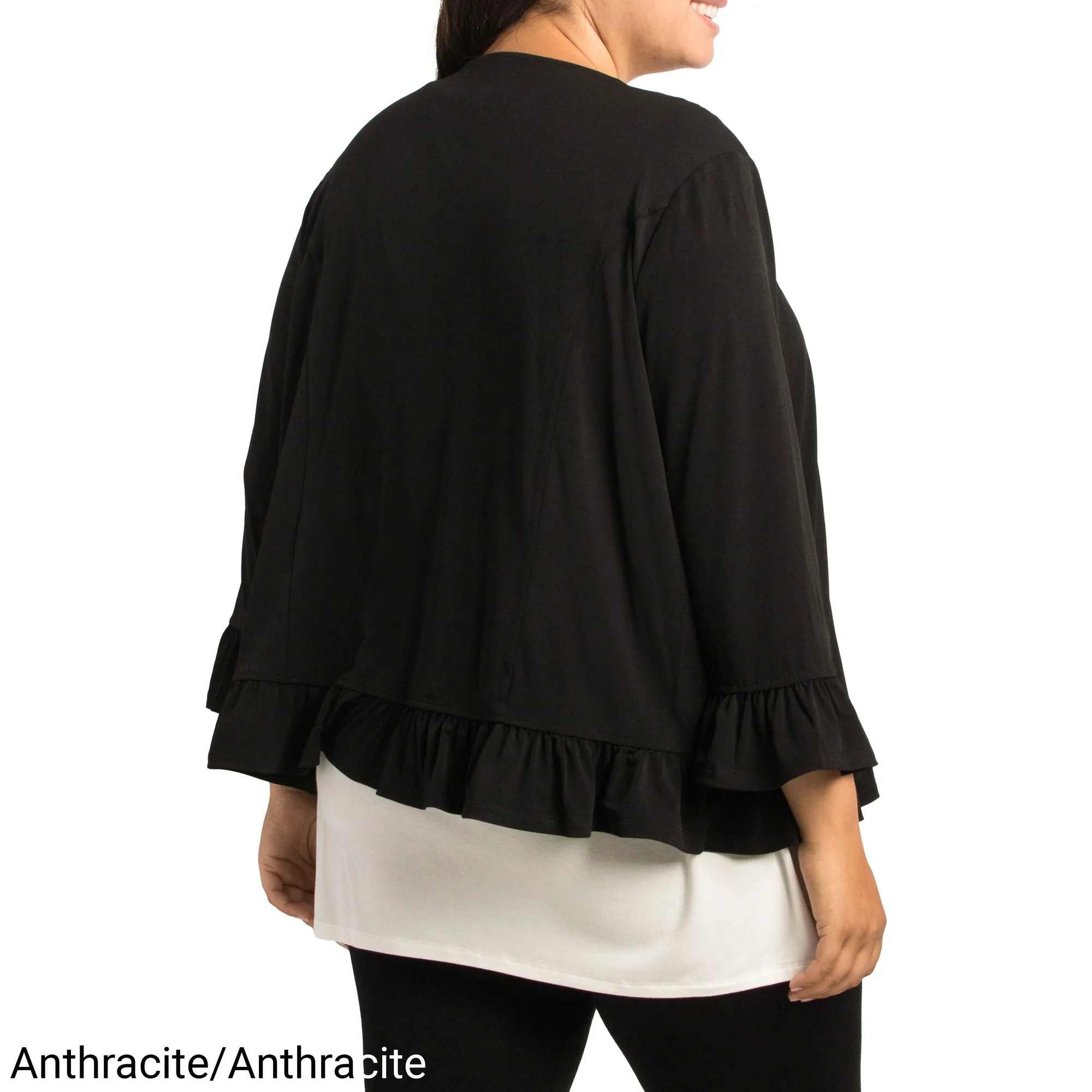 lily morgan Women's Plus Open Cardigan - 1X-3X sold by Giant Tiger product image thumbnail 2