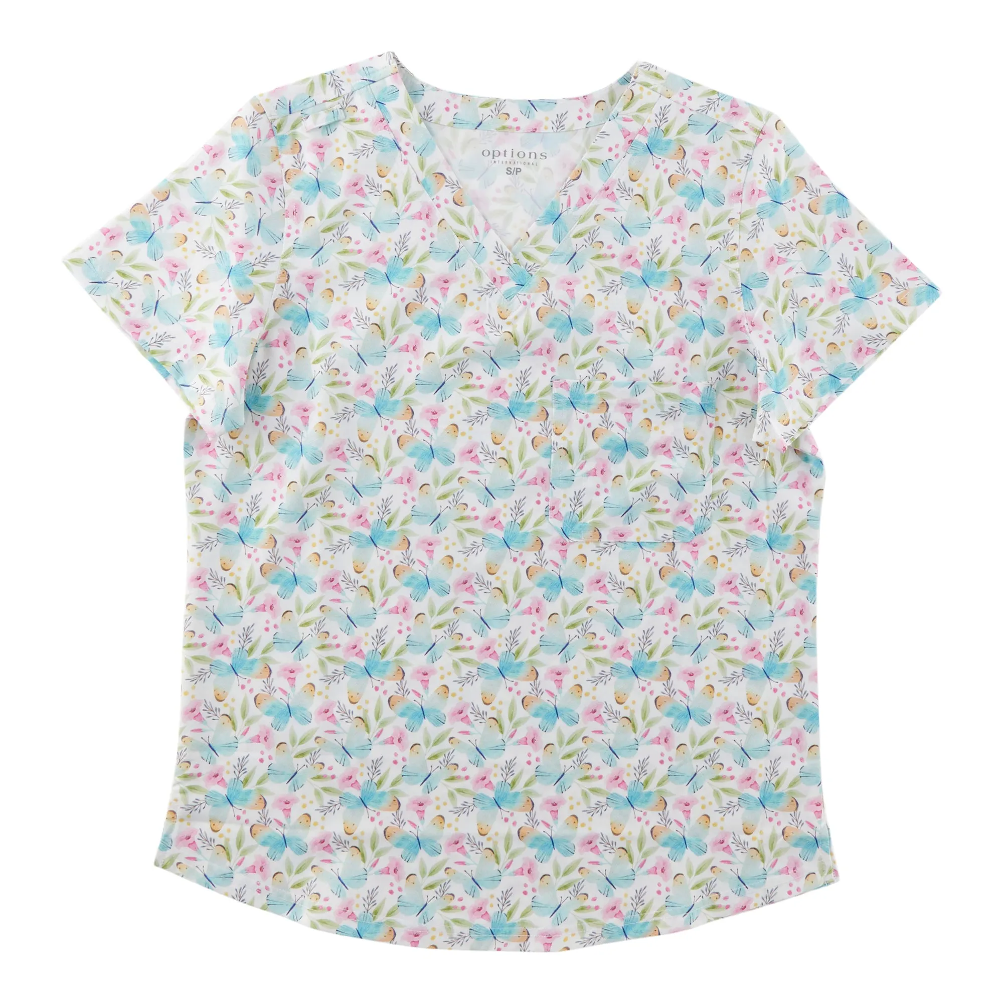 Options Women's Printed V-Neck Scrub Top sold by Giant Tiger product image thumbnail 3