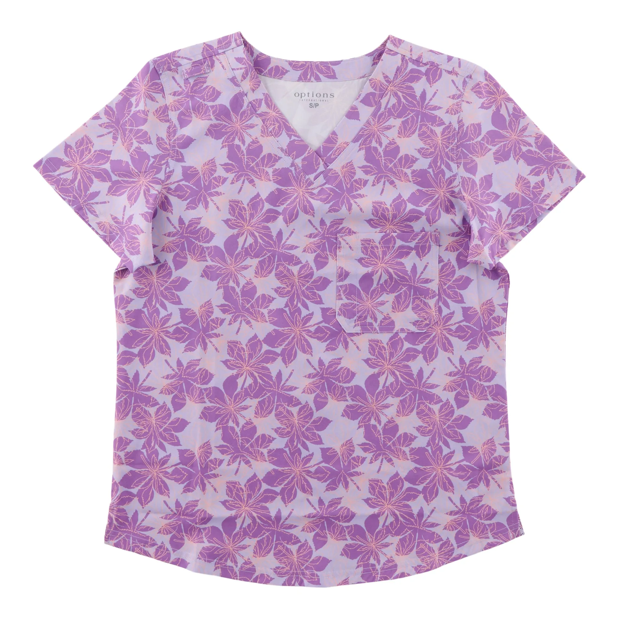 Options Women's Printed V-Neck Scrub Top sold by Giant Tiger product image thumbnail 2