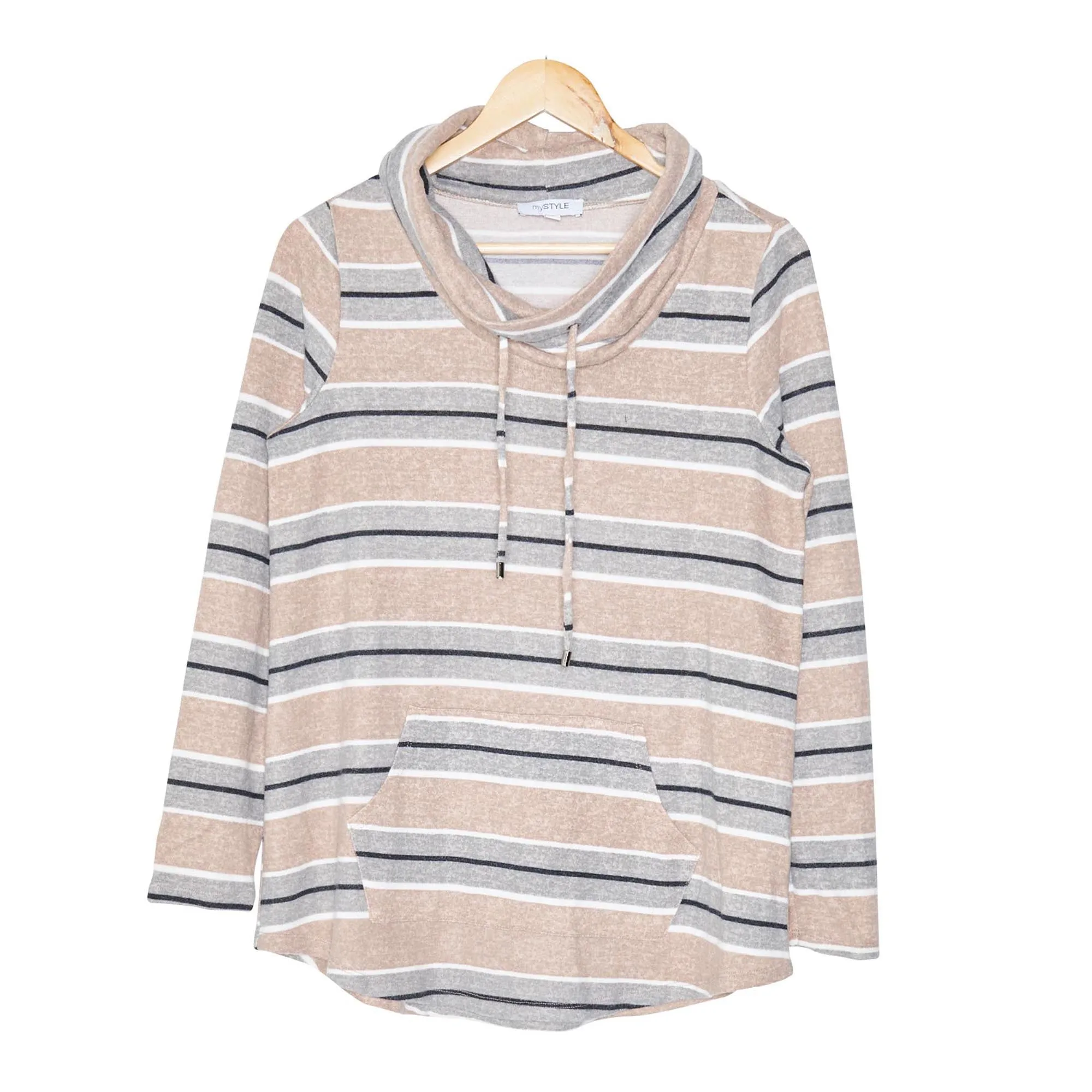 mySTYLE Women's New Wave Cowl Neck Long Sleeve Top sold by Giant Tiger