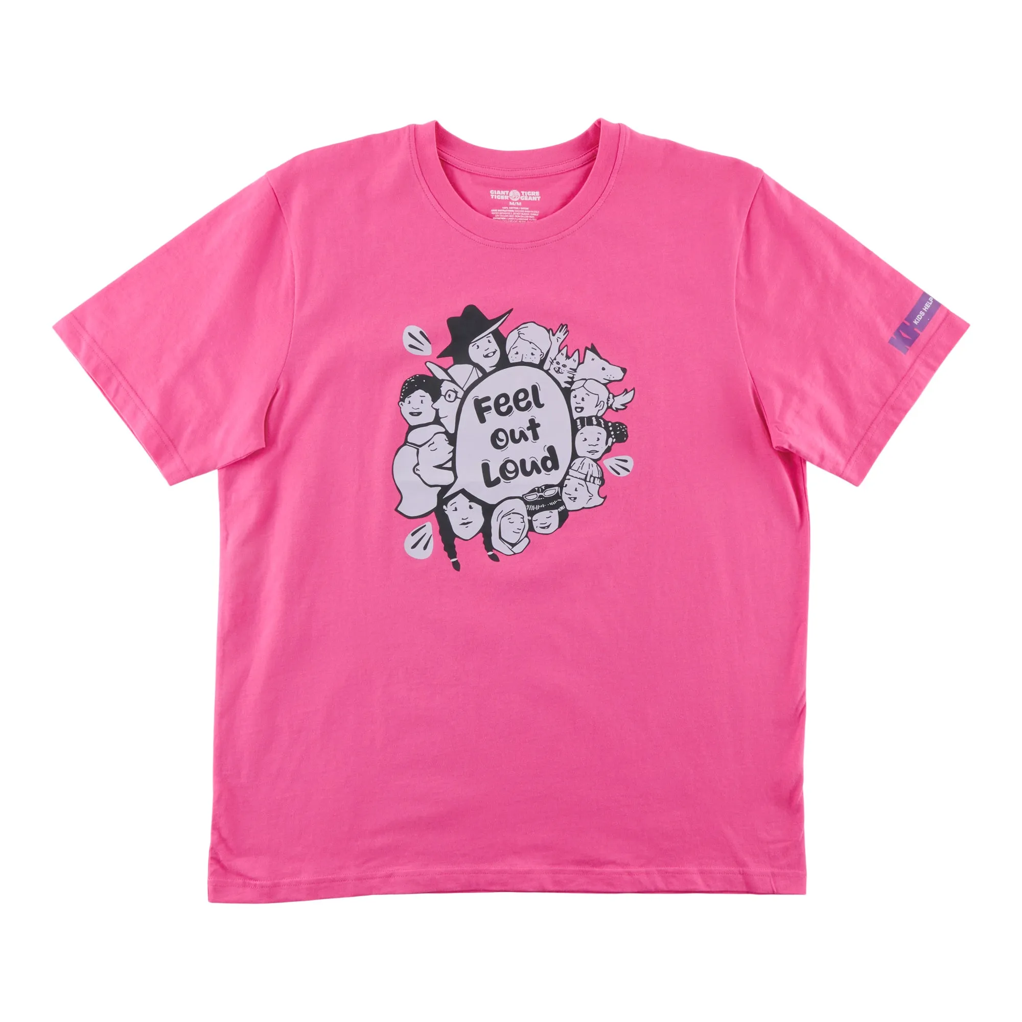 Adult Unisex "Feel Out Loud" T-Shirt, English sold by Giant Tiger product image thumbnail 2