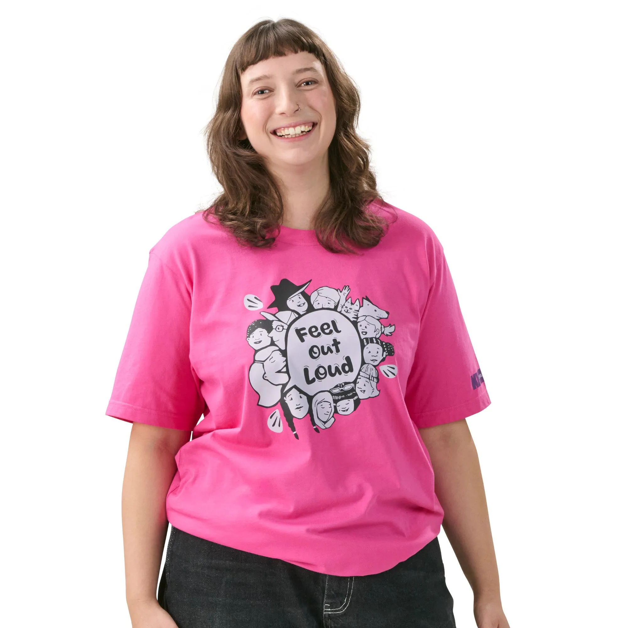 Adult Unisex "Feel Out Loud" T-Shirt, English sold by Giant Tiger