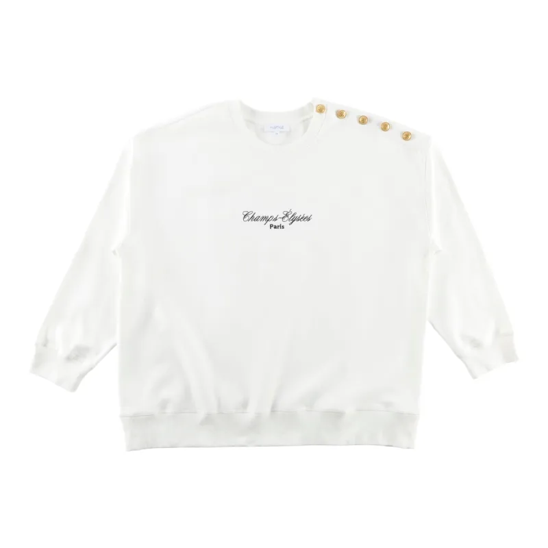 mySTYLE Women's Plus Button Crew Neck Top sold by Giant Tiger