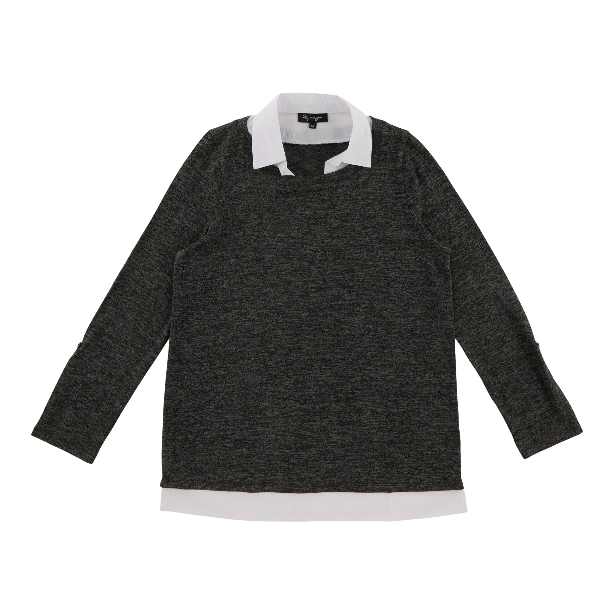 lily morgan Women's Fooler Top with Collar sold by Giant Tiger