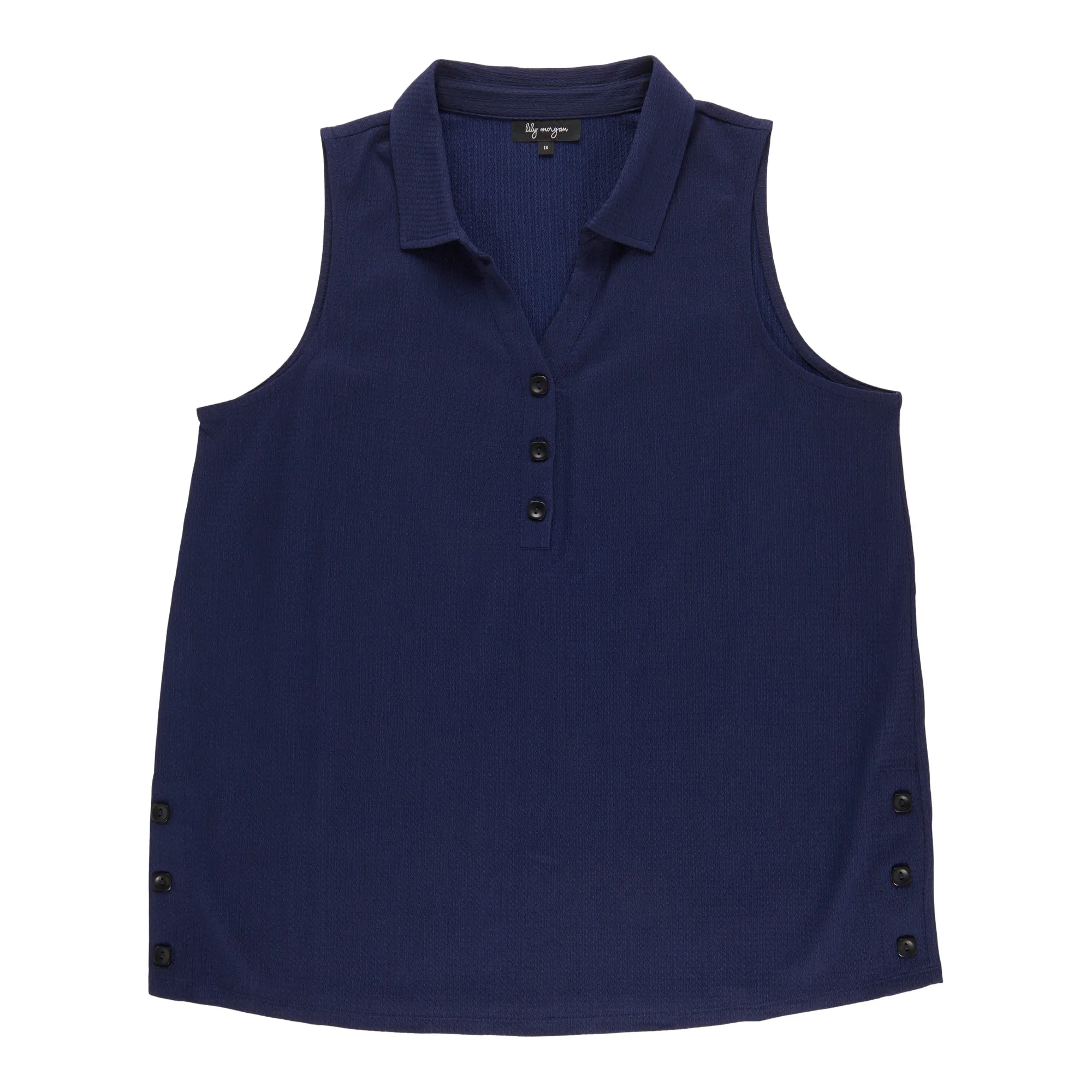 lily morgan Women's Plus Sleeveless Collared Camisole sold by Giant Tiger product image thumbnail 2