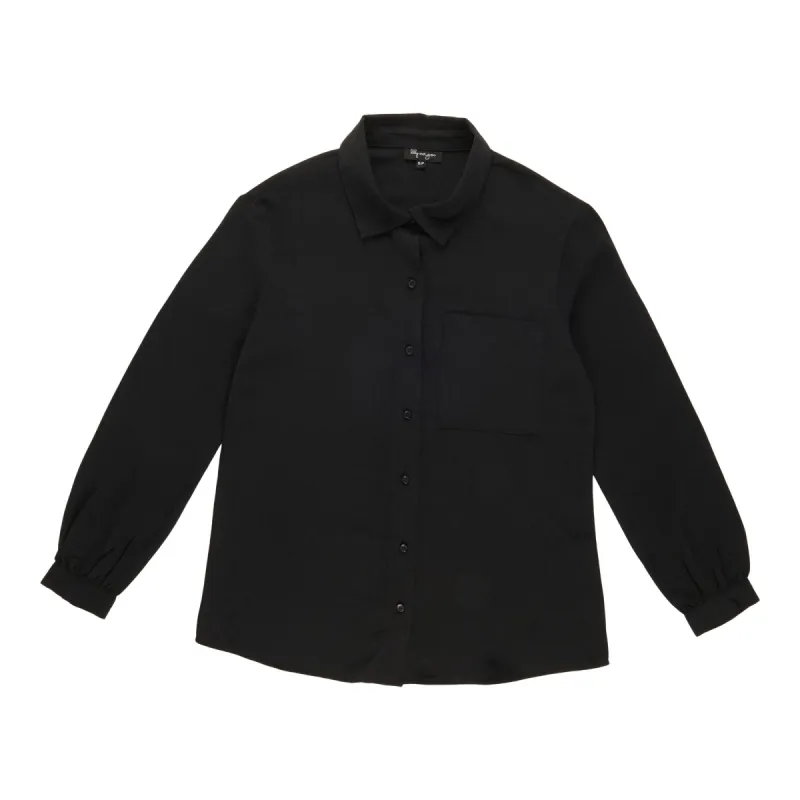 lily morgan Women's Long Sleeve Button-Up Shirt sold by Giant Tiger