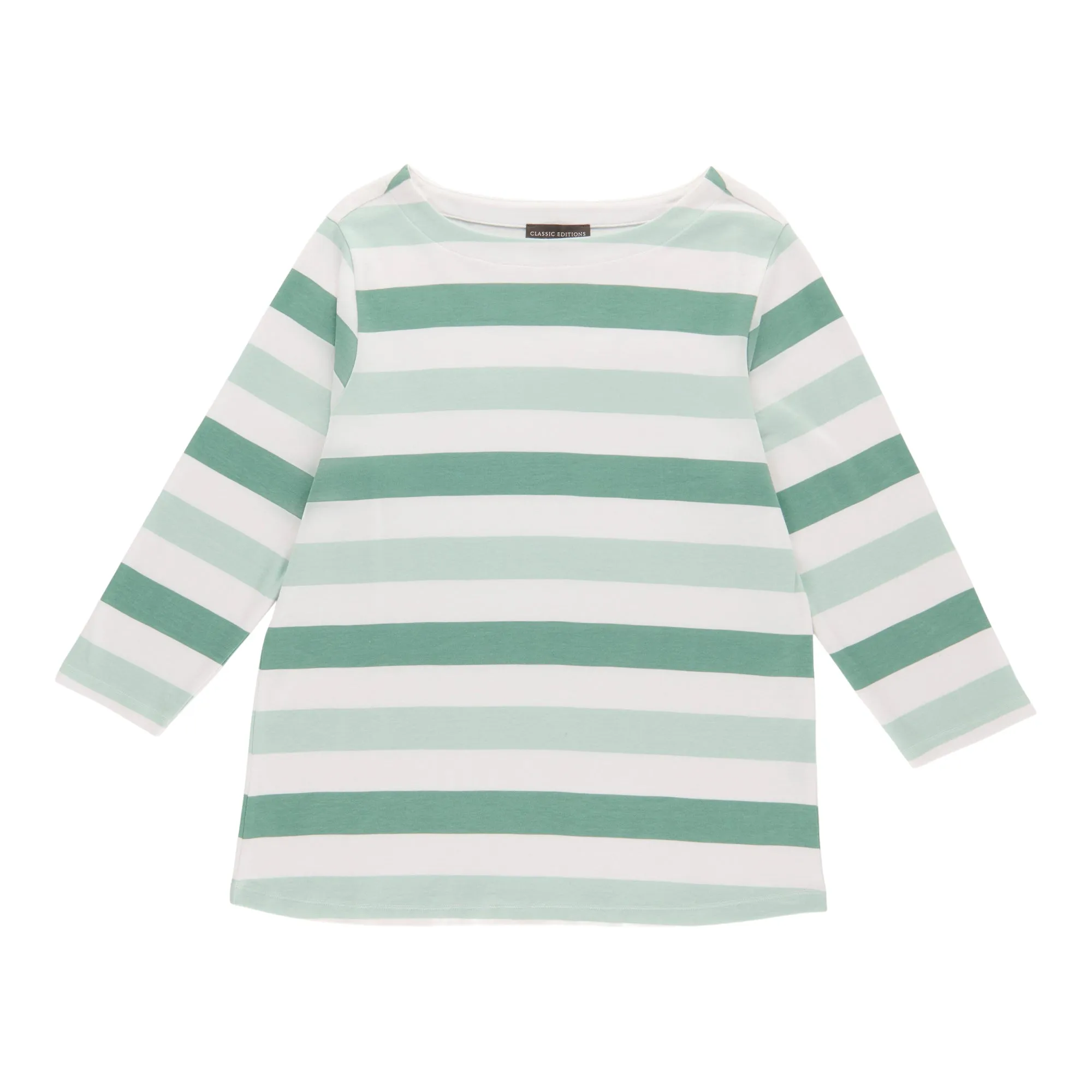 Classic Editions Women's 3/4 Sleeve Boat Neck Top sold by Giant Tiger product image thumbnail 3