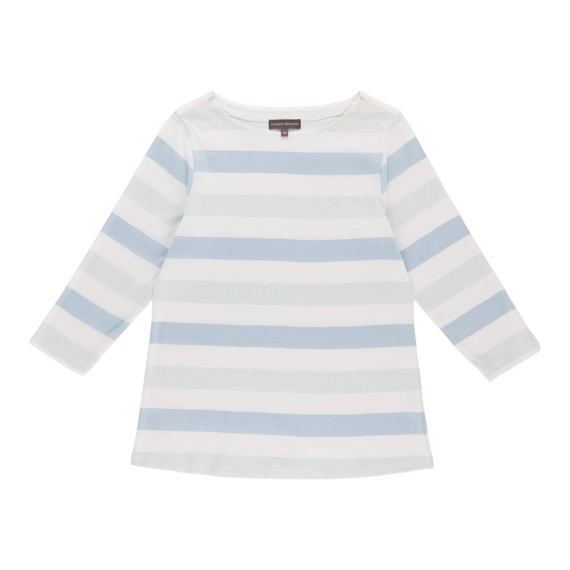 Classic Editions Women's 3/4 Sleeve Boat Neck Top sold by Giant Tiger