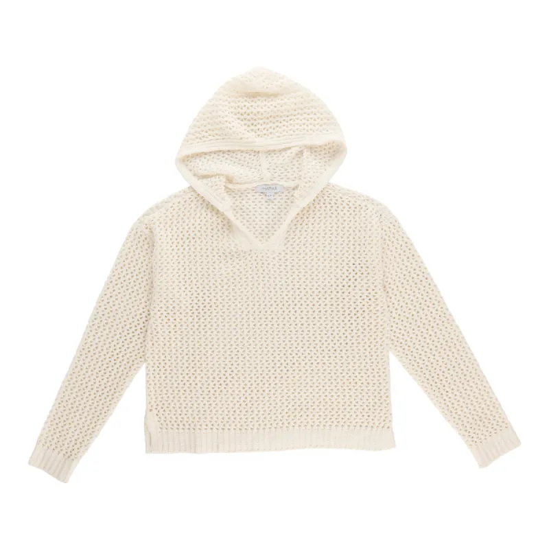 mySTYLE Women's Mesh Chenille Hoodie sold by Giant Tiger