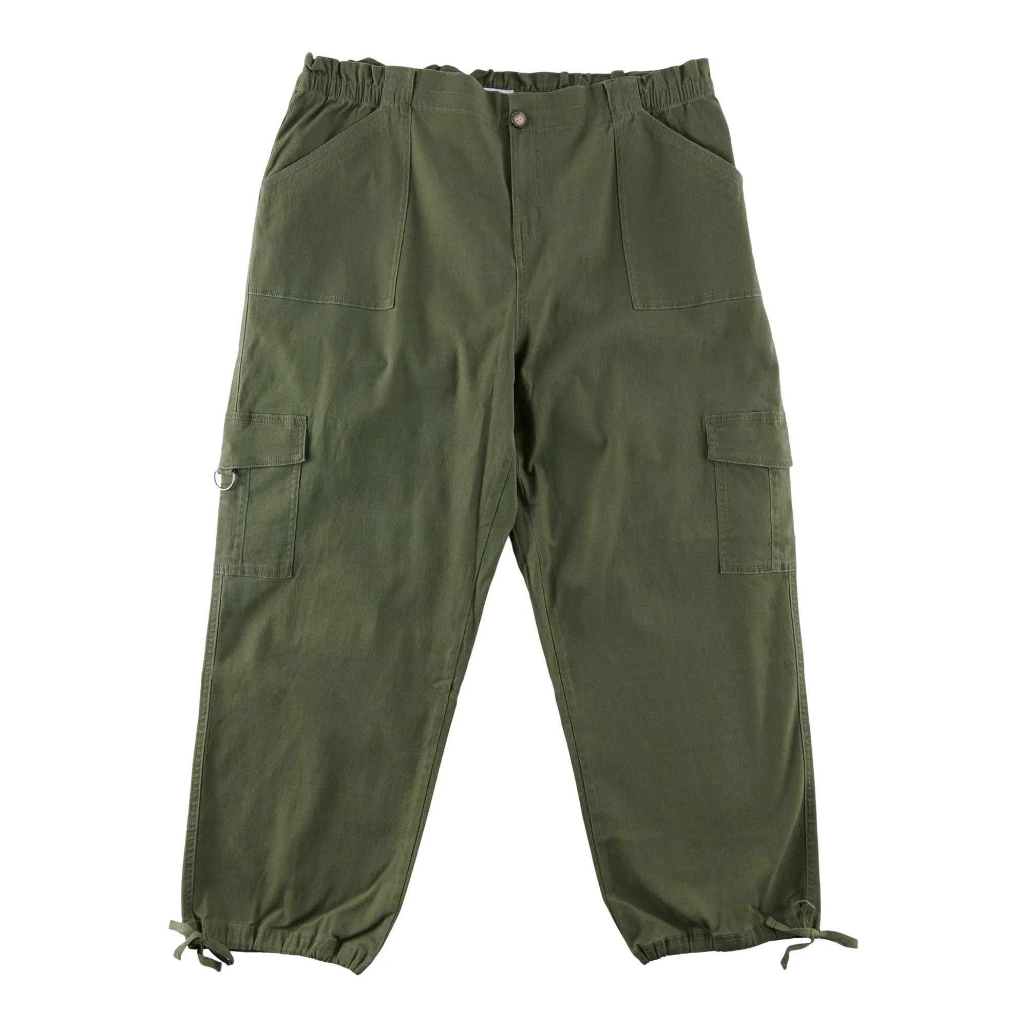 mySTYLE Women's Plus Cargo Twill Joggers sold by Giant Tiger