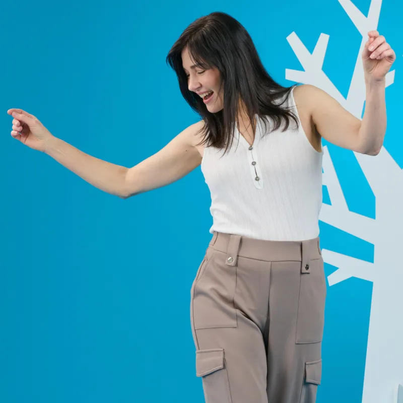 lily morgan Women's Camisole with Front Buttons sold by Giant Tiger