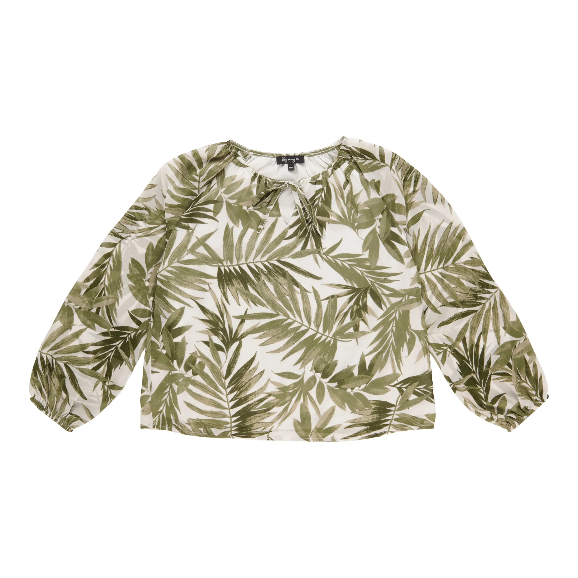 lily morgan Women's V-Neck Tie Front Blouse sold by Giant Tiger product image thumbnail 2