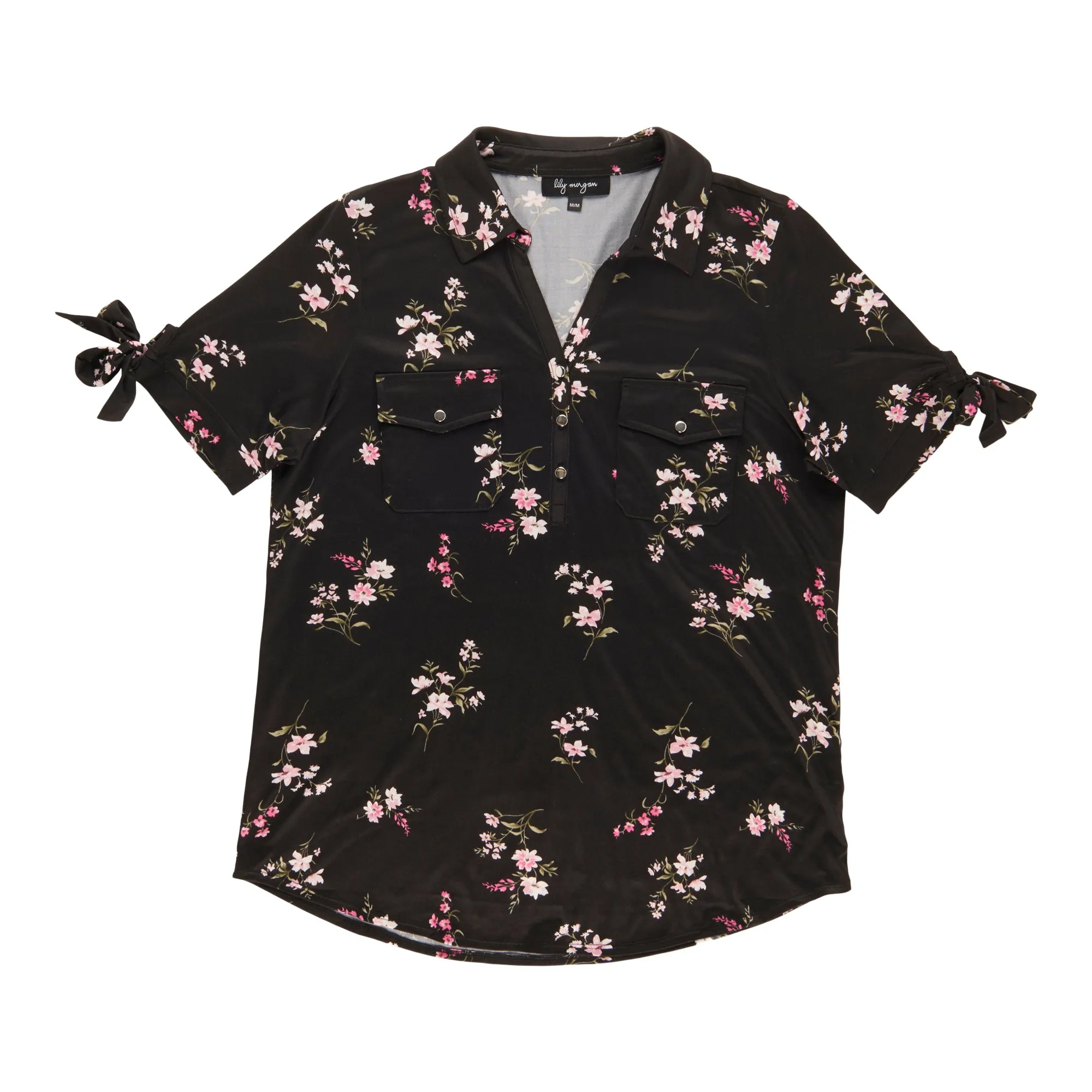 lily morgan Women's Short Sleeve V-Neck Top sold by Giant Tiger product image thumbnail 3