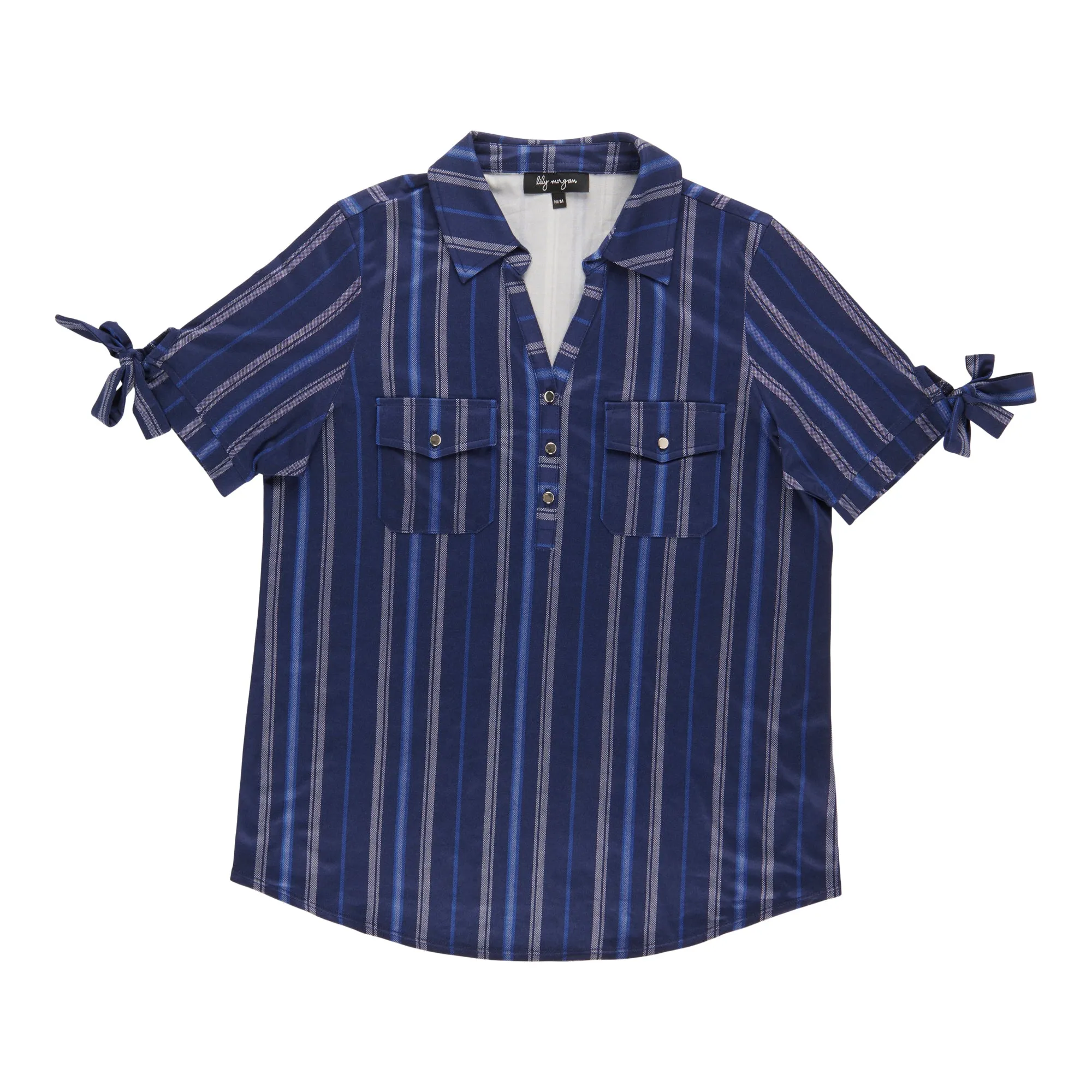 lily morgan Women's Short Sleeve V-Neck Top sold by Giant Tiger