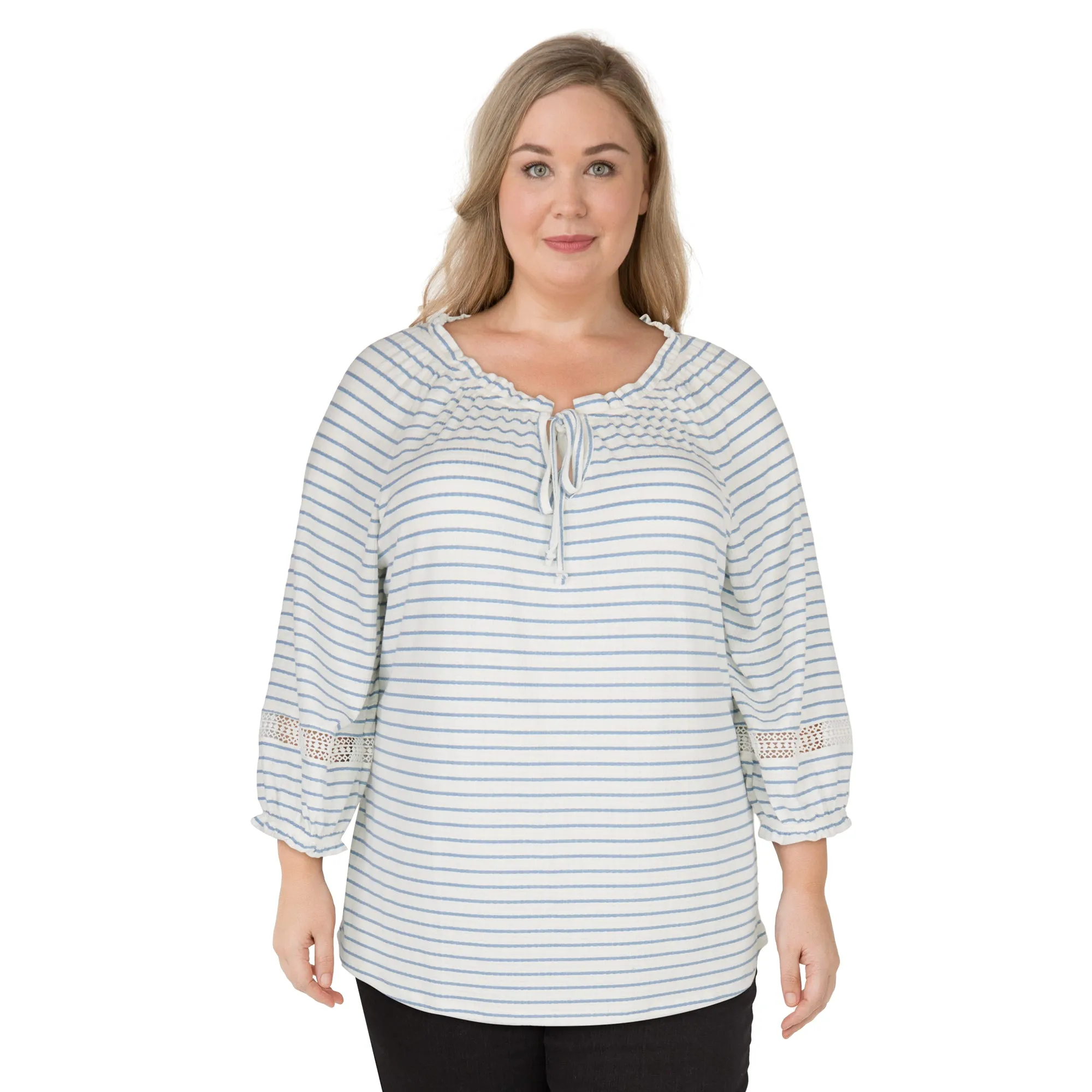 mySTYLE Women's Plus Gauze Boho Top sold by Giant Tiger product image thumbnail 2