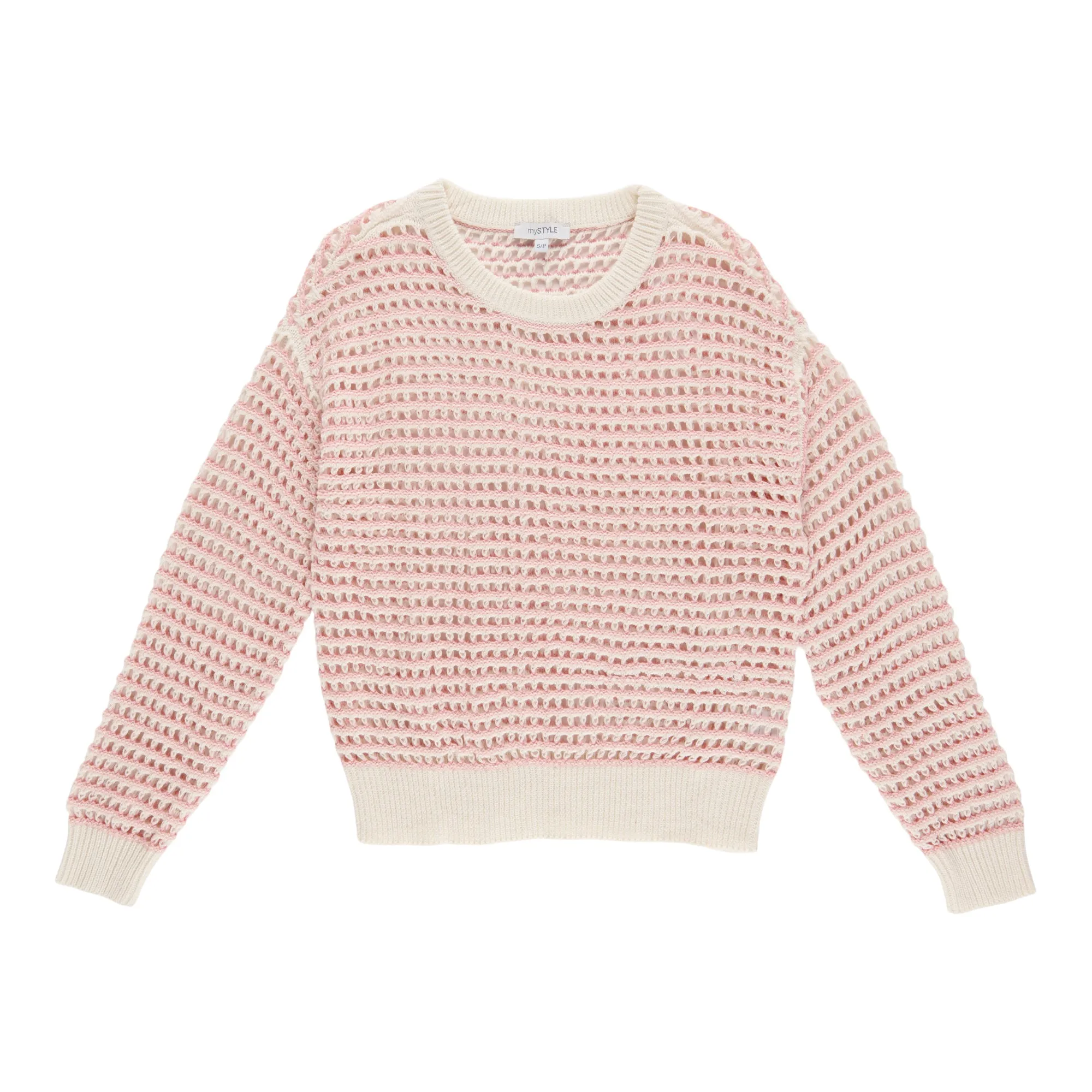 mySTYLE Women's Two Tone Mesh Sweater sold by Giant Tiger product image thumbnail 3