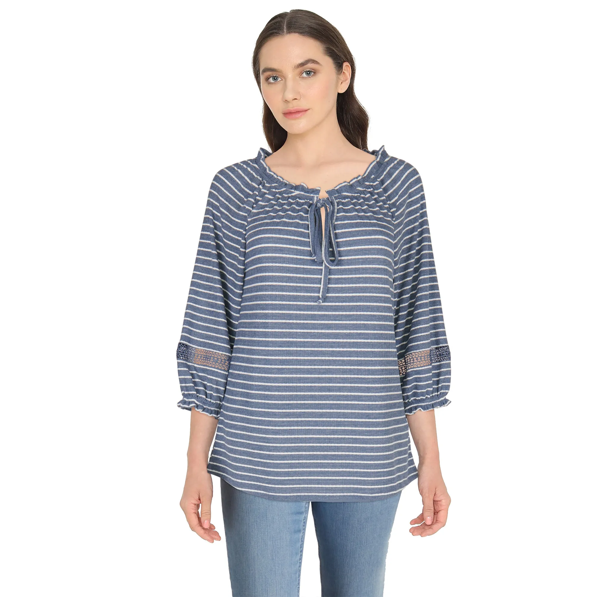 mySTYLE Women's Long Sleeve Boho Top sold by Giant Tiger