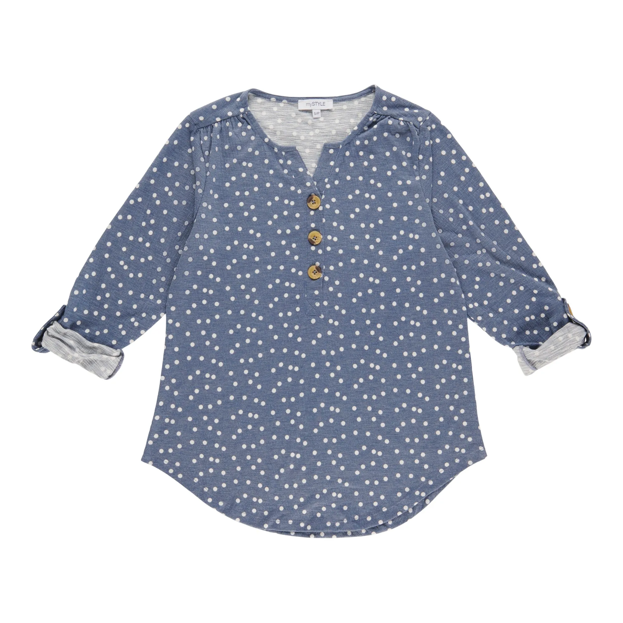 mySTYLE Women's V-Neck Blouse sold by Giant Tiger