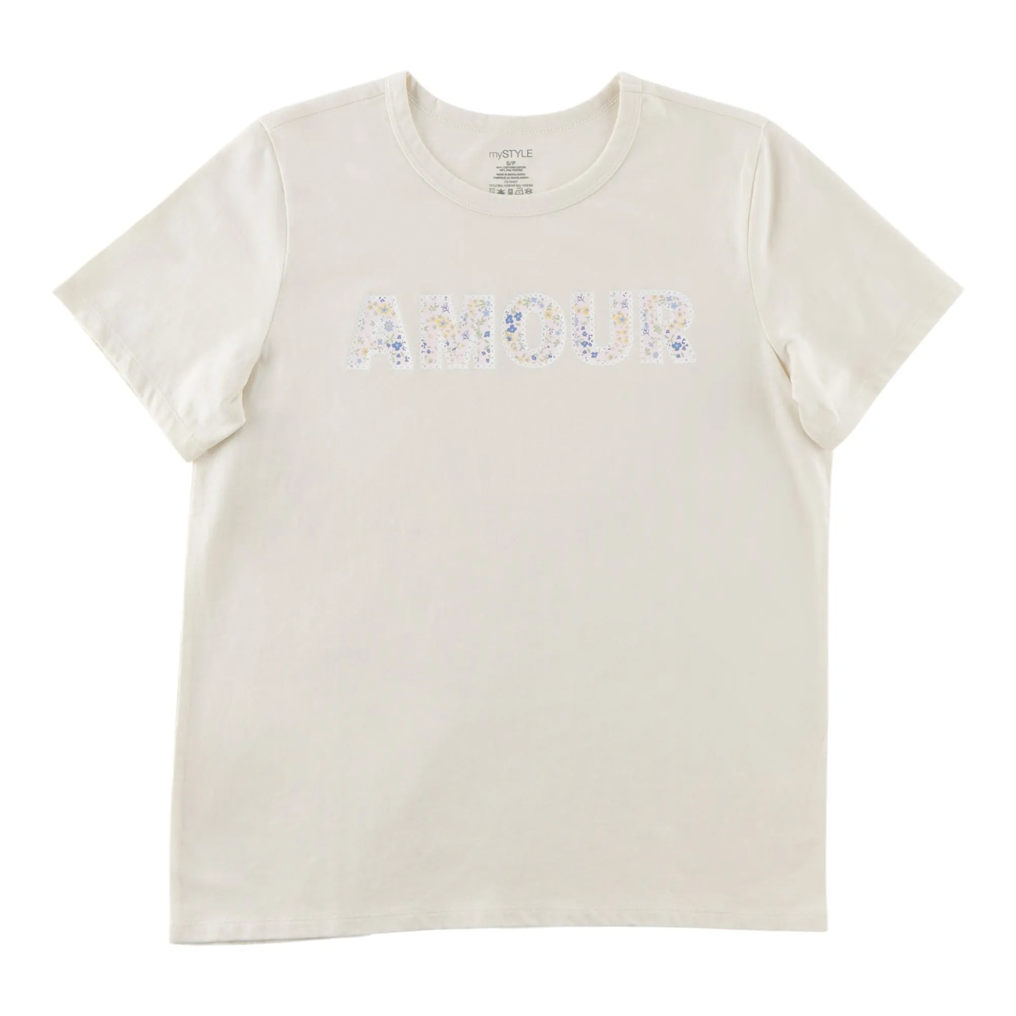 mySTYLE Women's Floral Crew Neck Tee sold by Giant Tiger product image thumbnail 2