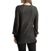 lily morgan Women's Ribbed Textured Long Sleeve Scoop Neck Top sold by Giant Tiger