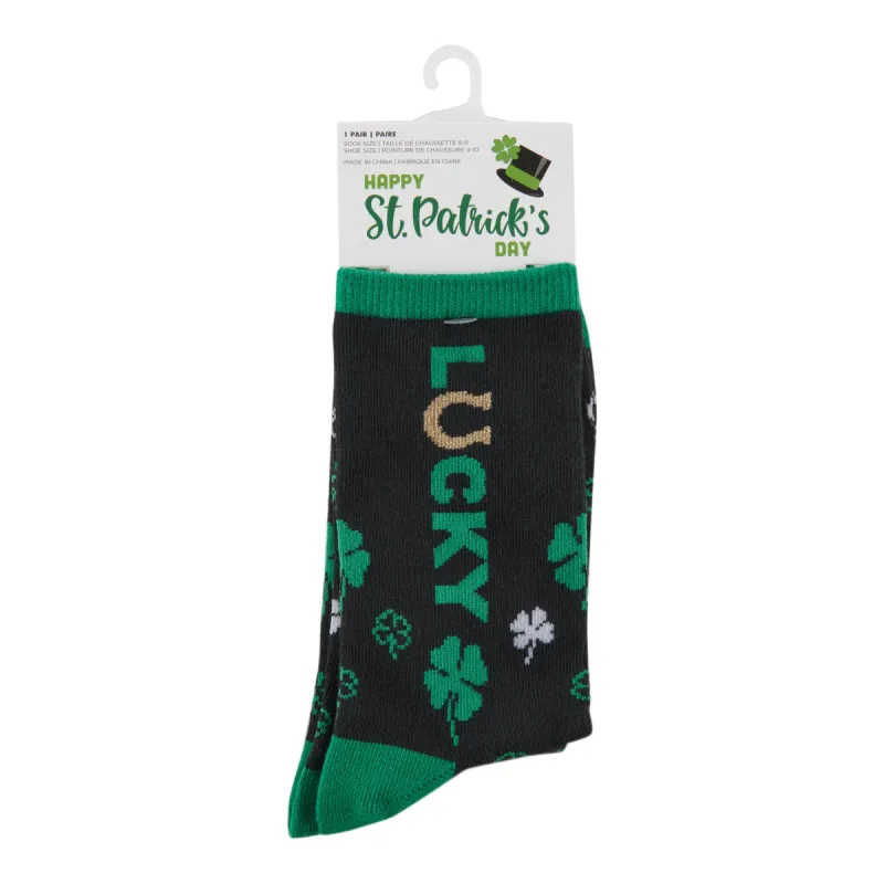 Women's Saint Patrick's Day Crew Socks, 1-Pack sold by Giant Tiger