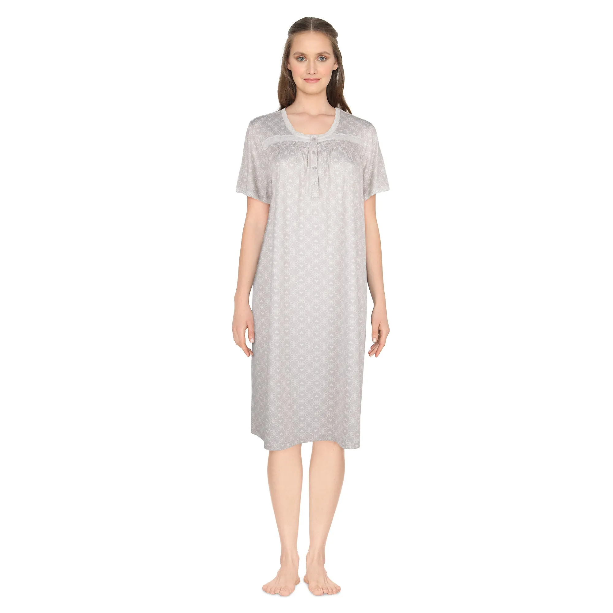 Carisma Women's Nightgown with Lace Detail sold by Giant Tiger