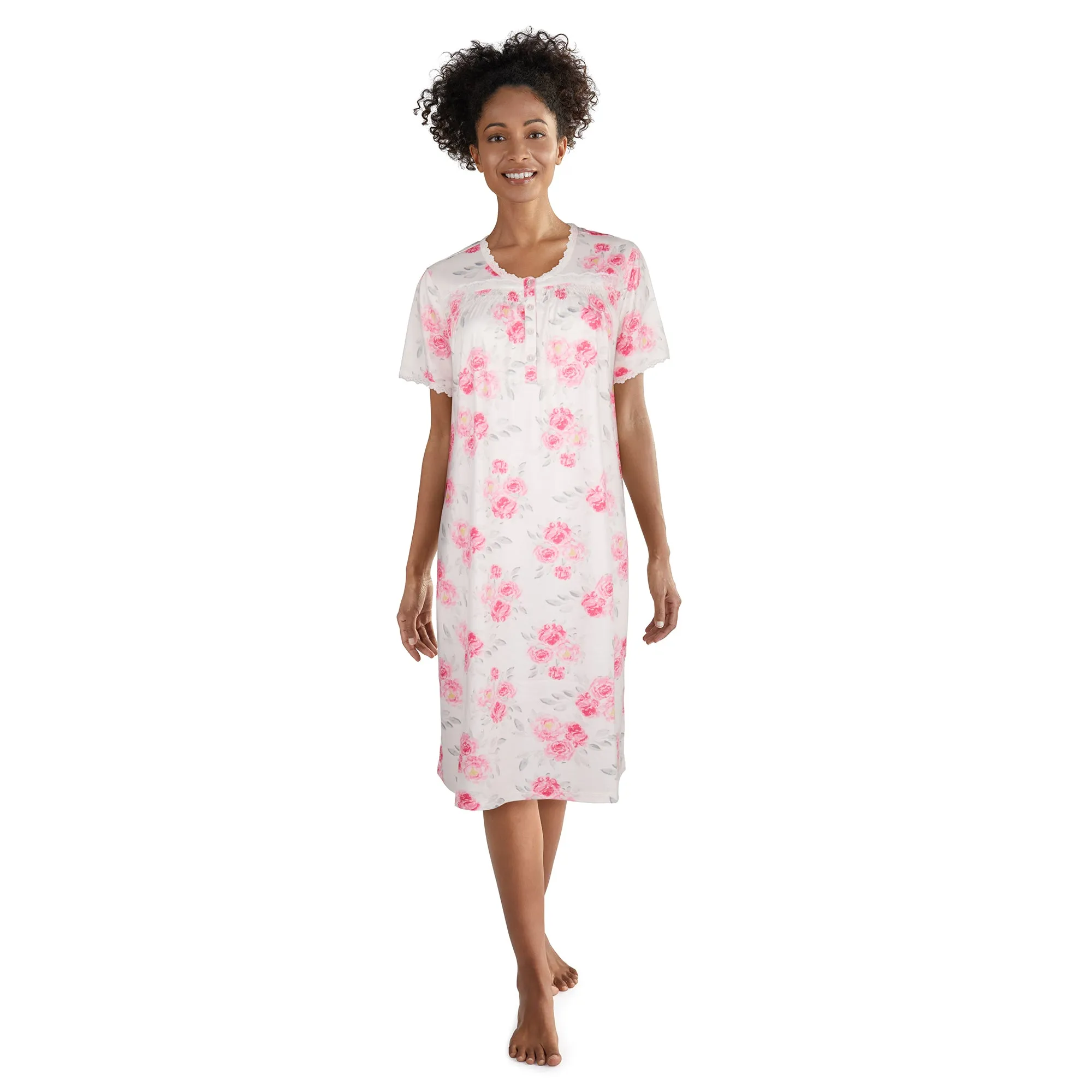 Carisma Women's Nightgown with Lace Detail sold by Giant Tiger product image thumbnail 3