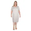 Carisma Women's Plus Nightgown with Lace Detail sold by Giant Tiger