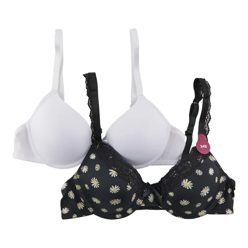 Carisma Women's T-Shirt Bra, 2-Pack sold by Giant Tiger