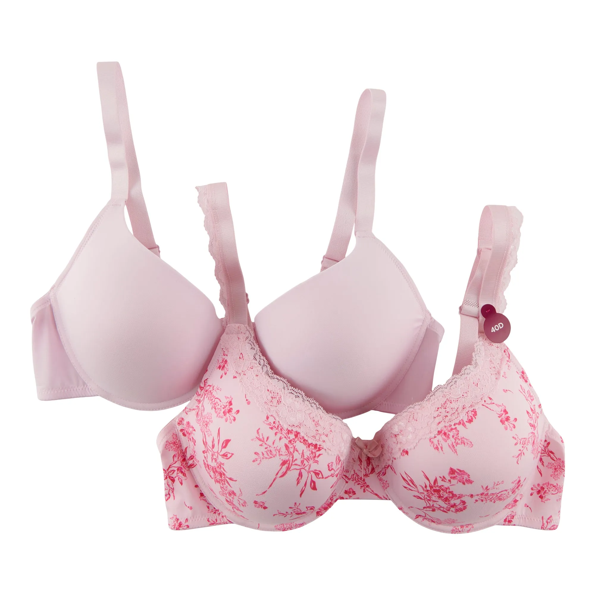 Carisma Women's Plus T-Shirt Bra, 2-Pack sold by Giant Tiger product image thumbnail 2