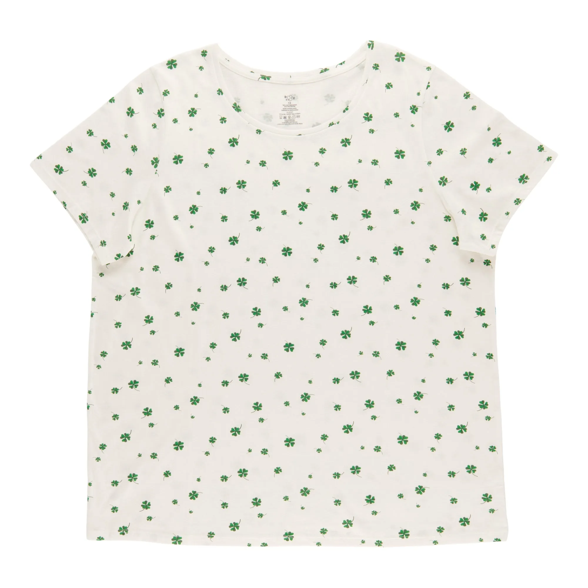 St.Patty's Day Women's Plus Short Sleeve Scooped T-Shirt sold by Giant Tiger product image thumbnail 2