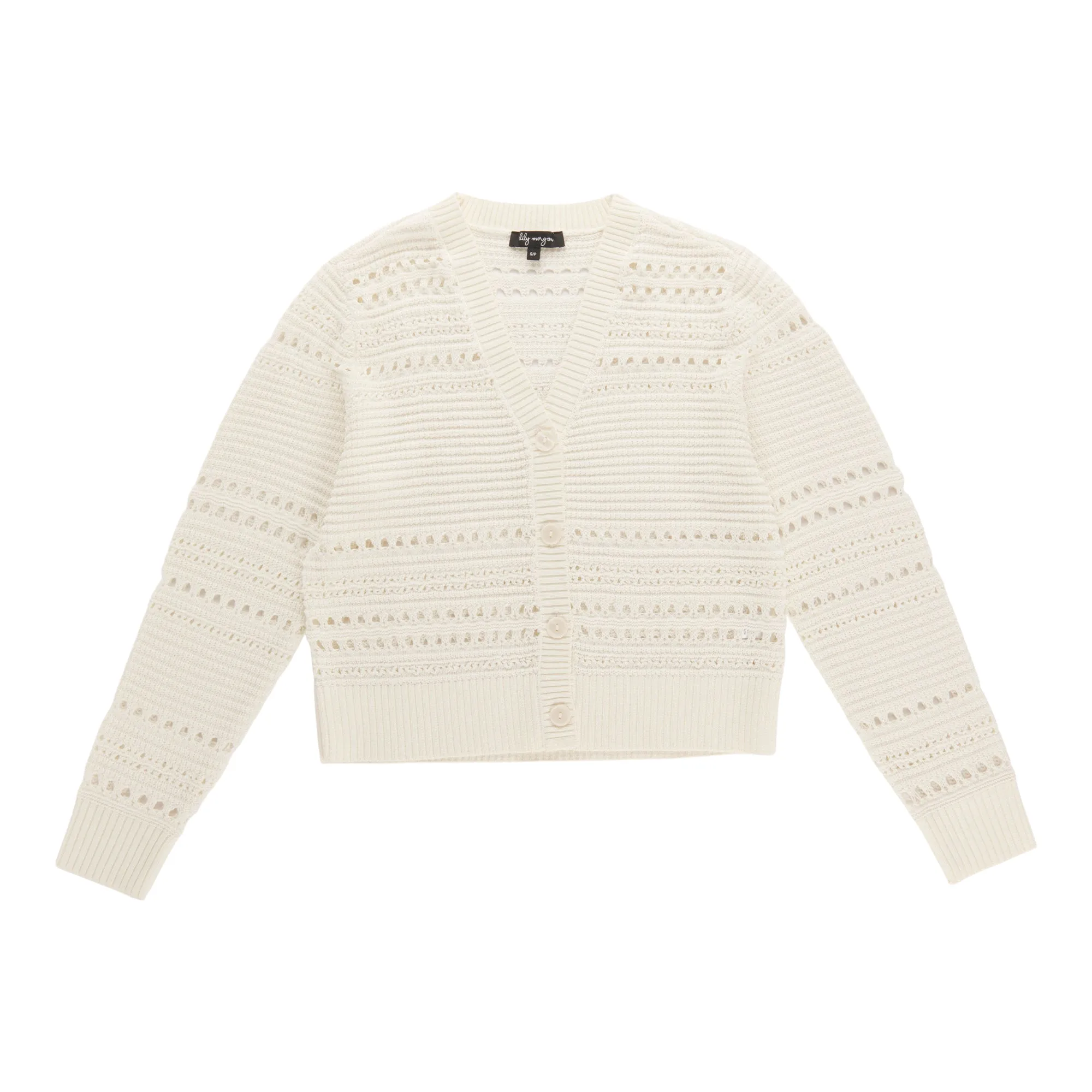 lily morgan Women's Open Stitch Cardigan sold by Giant Tiger