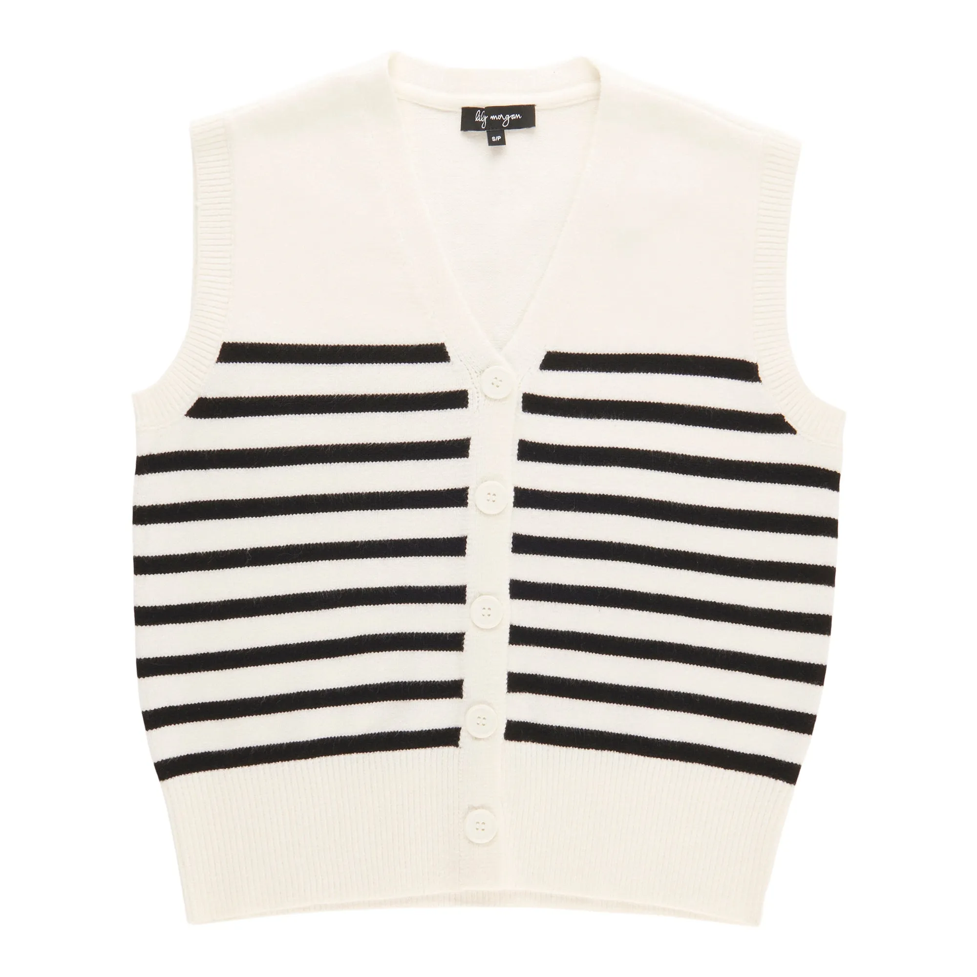 lily morgan Women's Striped Sweater Vest sold by Giant Tiger product image thumbnail 2