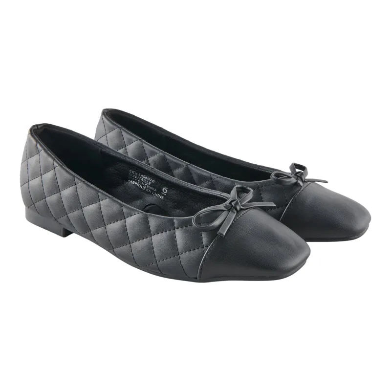 lily morgan Women's Quilted Ballerina Flats sold by Giant Tiger