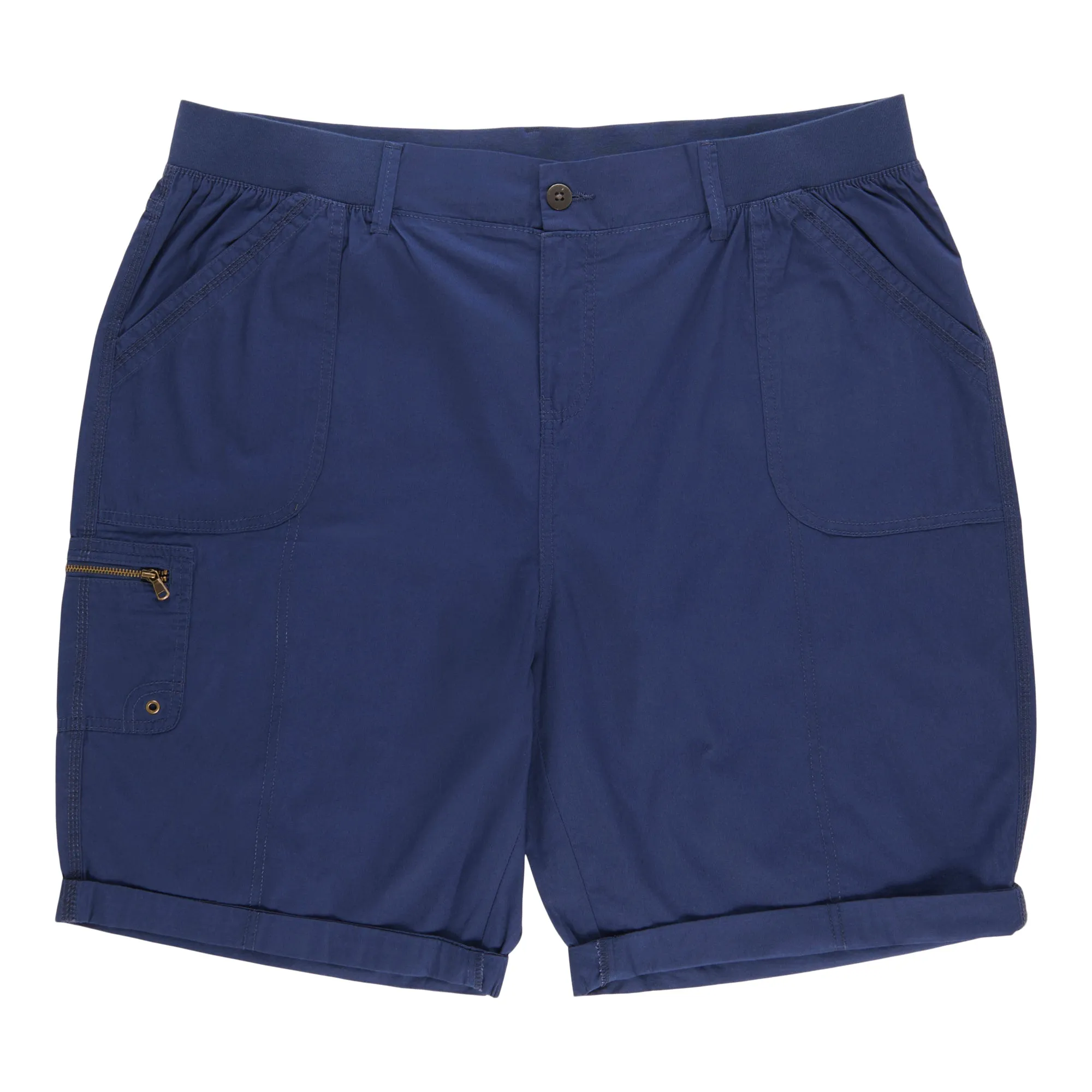 mySTYLE Women's Plus Cotton Poplin Cargo Bermuda Shorts sold by Giant Tiger product image thumbnail 2