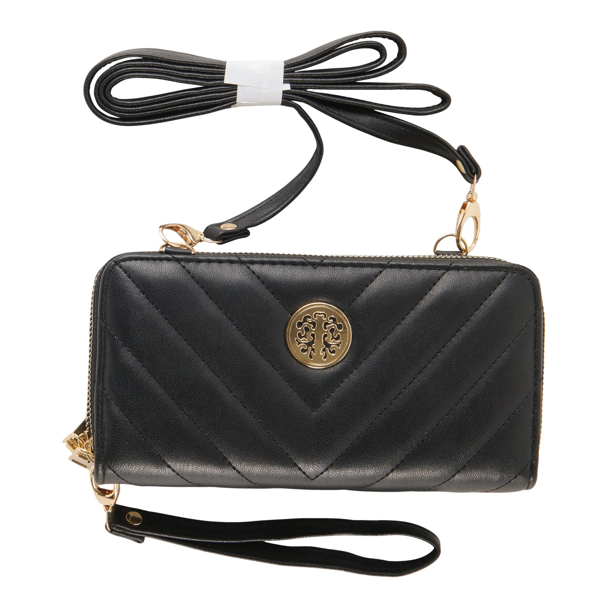 Women's Quilted Crossbody Wallet with Wristlet sold by Giant Tiger