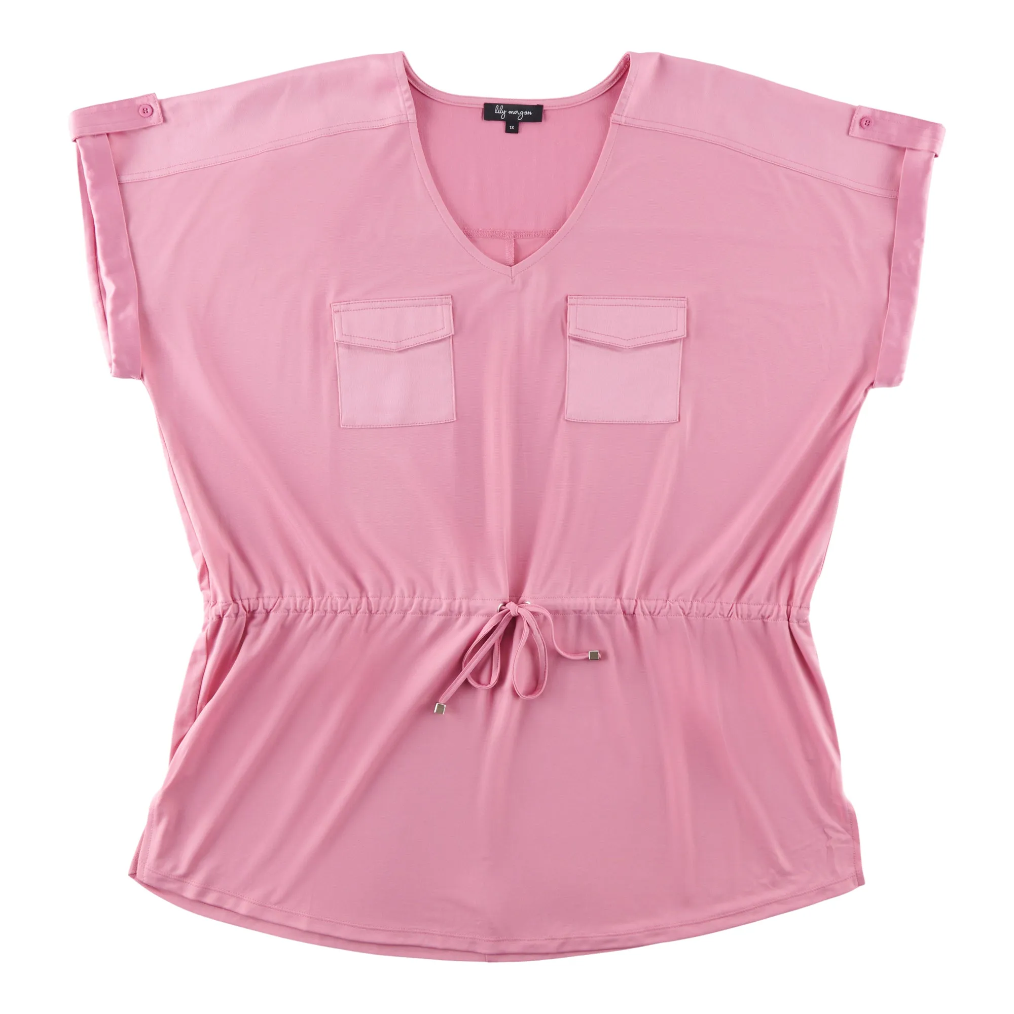 lily morgan Women's Plus V-Neck Top sold by Giant Tiger product image thumbnail 3