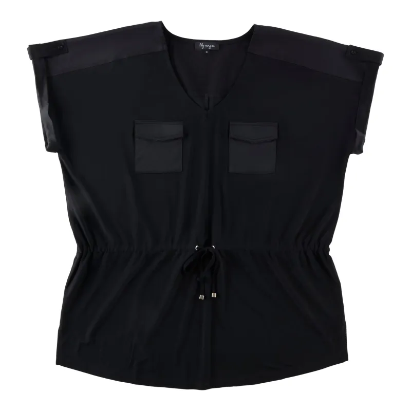 lily morgan Women's Plus V-Neck Top sold by Giant Tiger