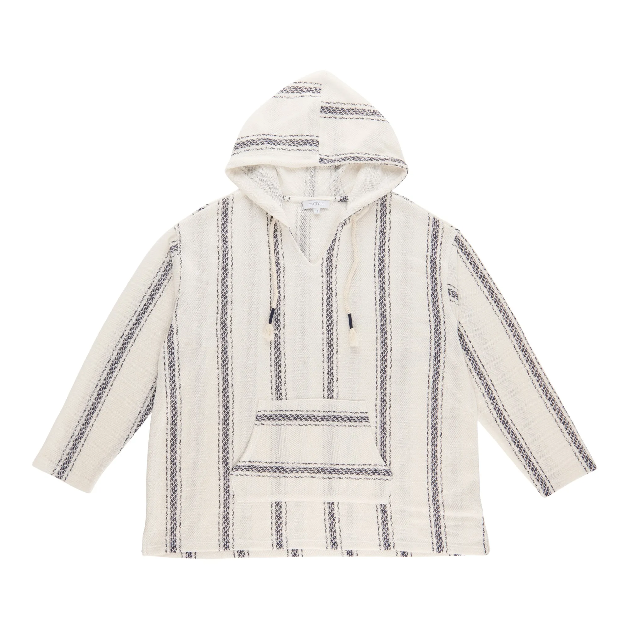 mySTYLE Women's Plus Textured Boho Hoodie sold by Giant Tiger