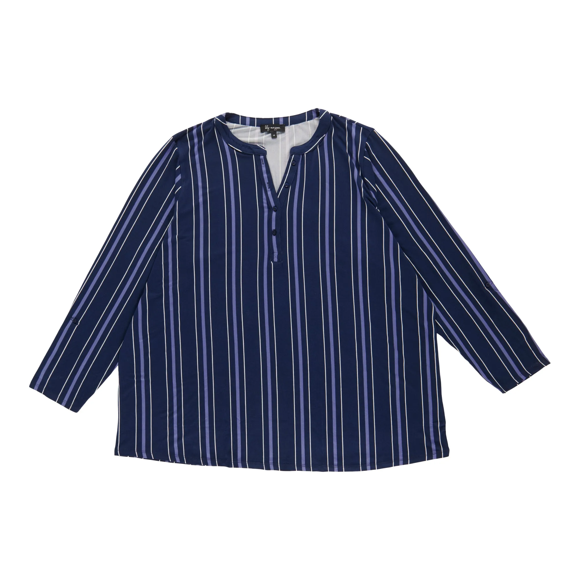 lily morgan Women's Plus V-Neck Blouse sold by Giant Tiger product image thumbnail 3