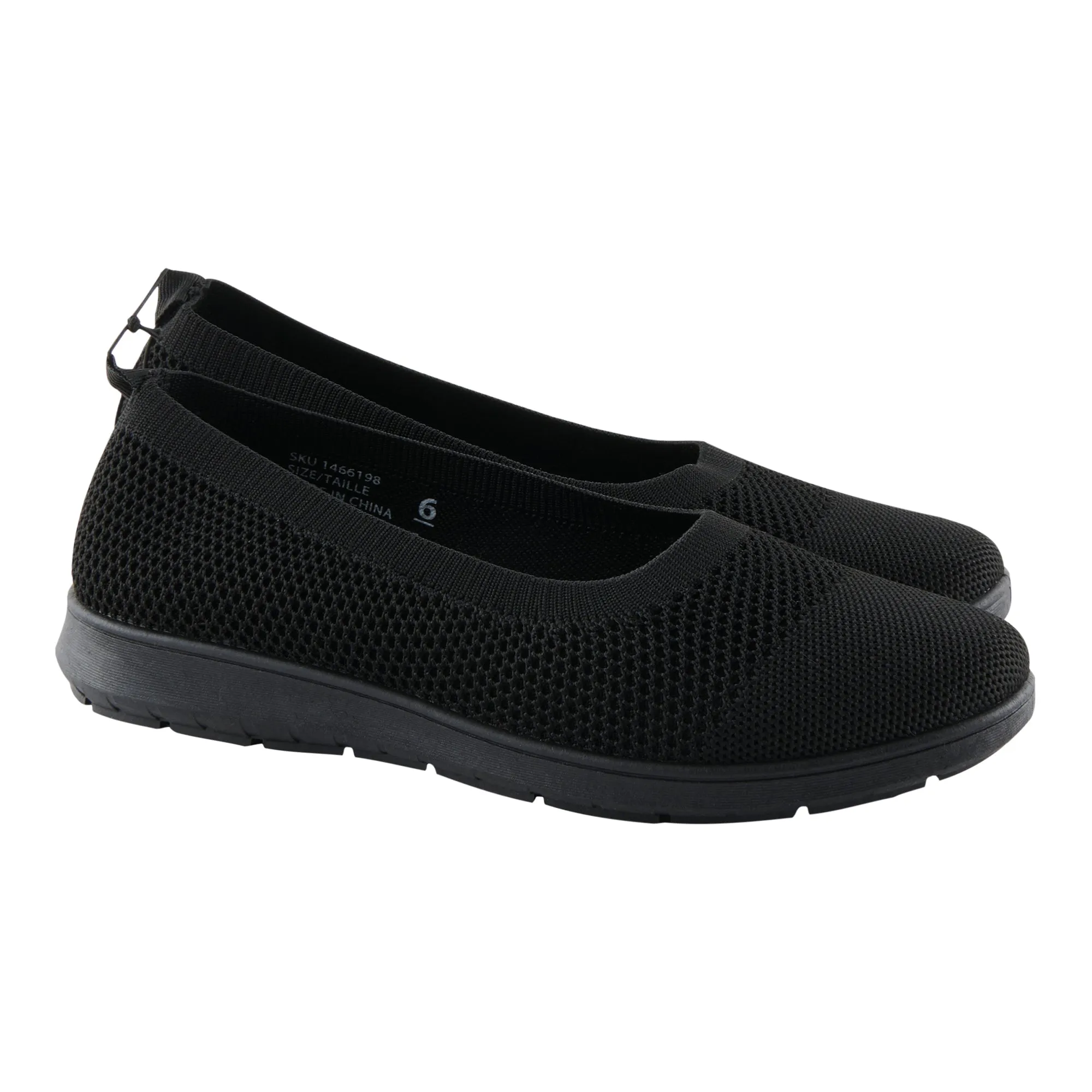 Classic Editions Women's Mesh Knit Slip-On Flats sold by Giant Tiger