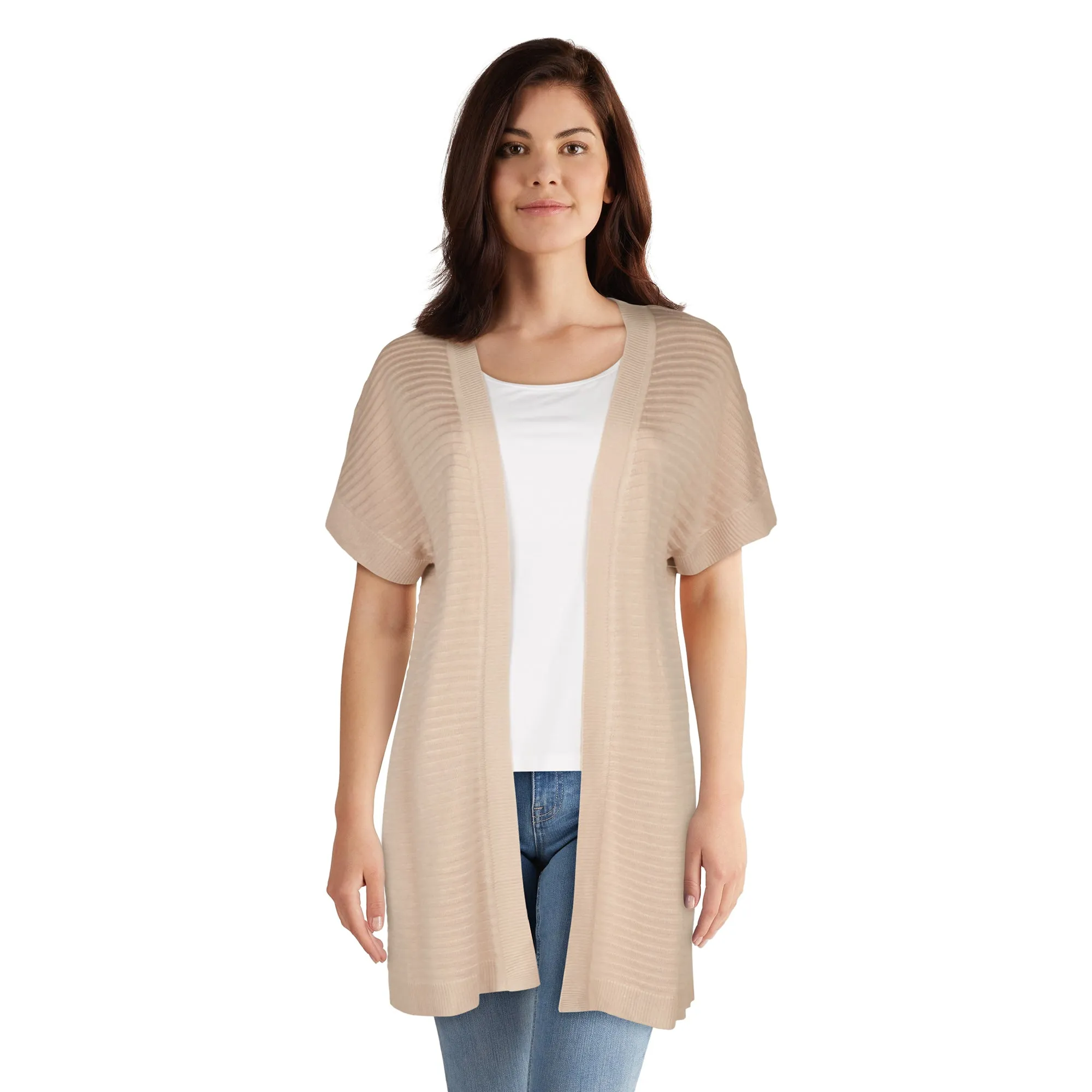 lily morgan Women's Textured Stitch Cardigan sold by Giant Tiger product image thumbnail 3