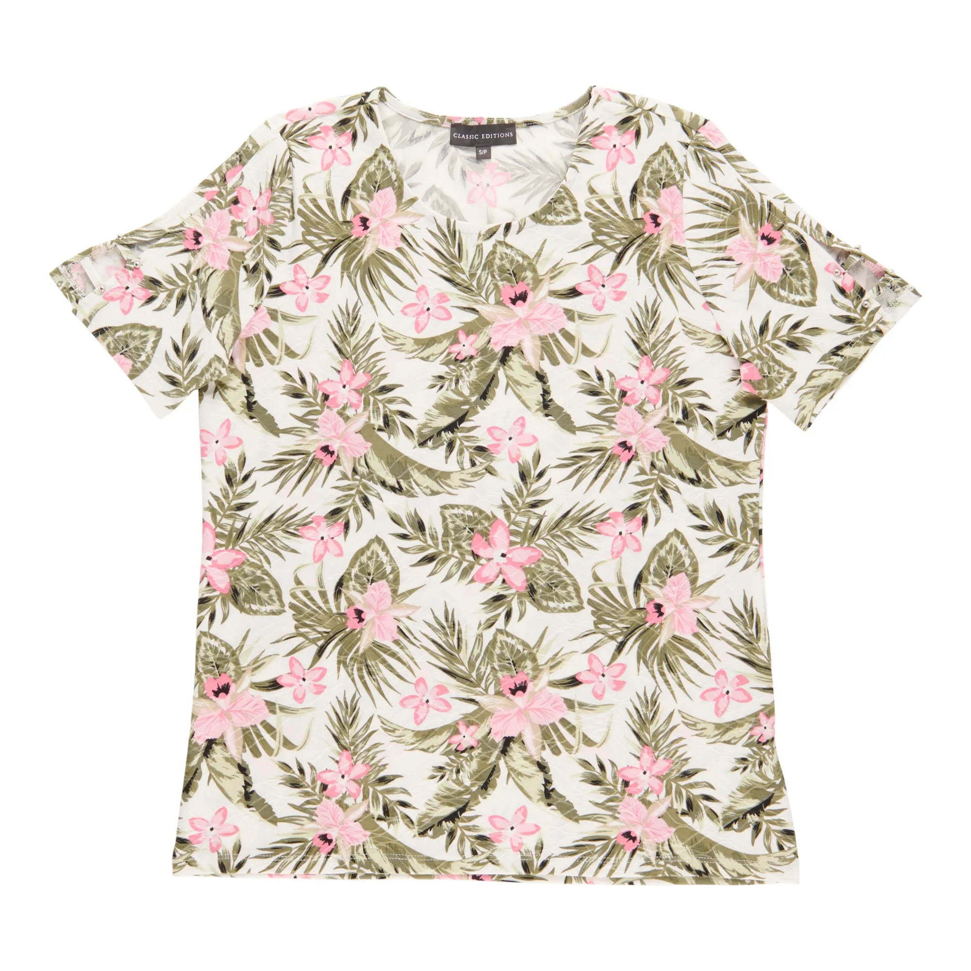 Classic Editions Women's Textured Short Sleeve Tee sold by Giant Tiger product image thumbnail 2