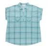 mySTYLE Women's Plus Short Sleeve Plaid Top sold by Giant Tiger