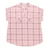 mySTYLE Women's Plus Short Sleeve Plaid Top sold by Giant Tiger