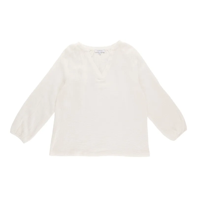 mySTYLE Women's Crinkle Boho Top sold by Giant Tiger