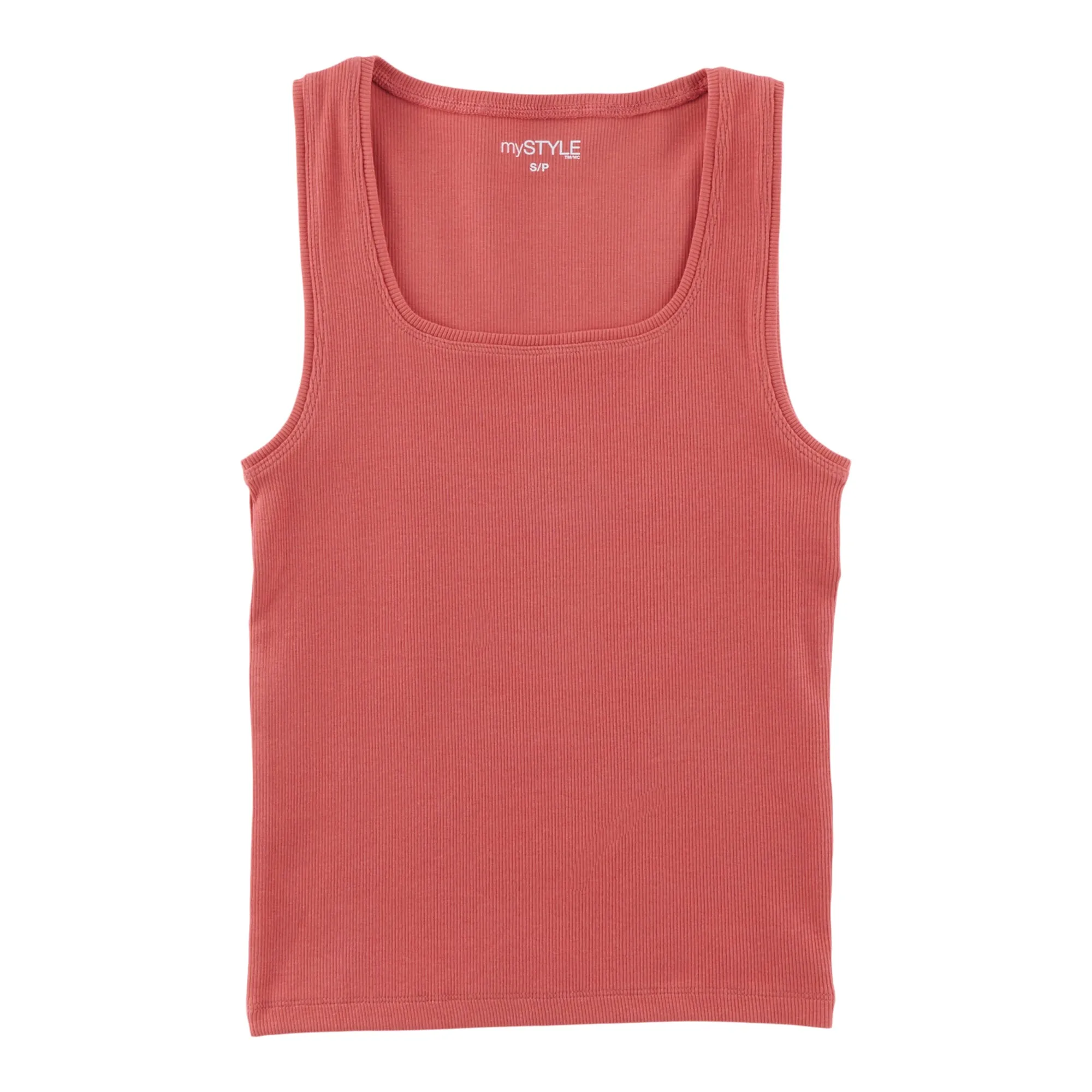 mySTYLE Women's Squareneck Ribbed Tank Top sold by Giant Tiger product image thumbnail 2
