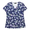Options Novelty Short Sleeve V-Neck Scrub Top sold by Giant Tiger