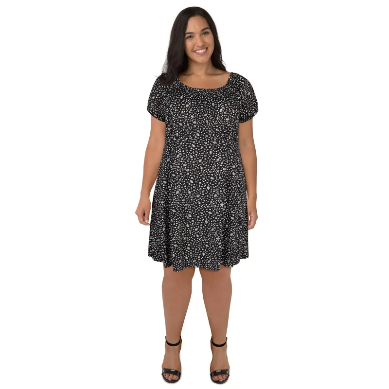 myStyle Women's Plus Short Sleeve Midi Dress sold by Giant Tiger